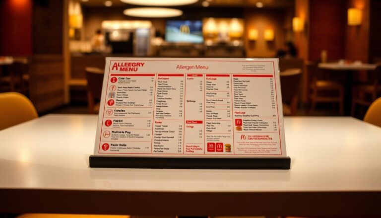 mcdonald's allergen menu