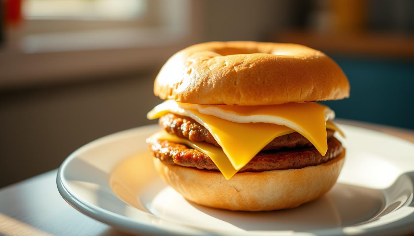 mcdonald's breakfast menu bagel