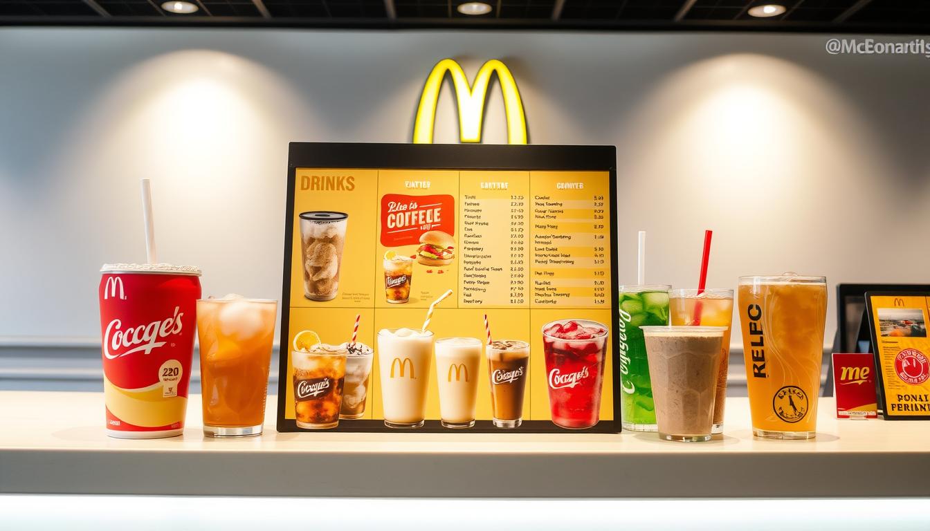 mcdonald's drinks menu