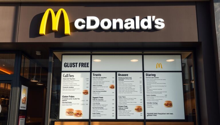 mcdonald's gluten free menu