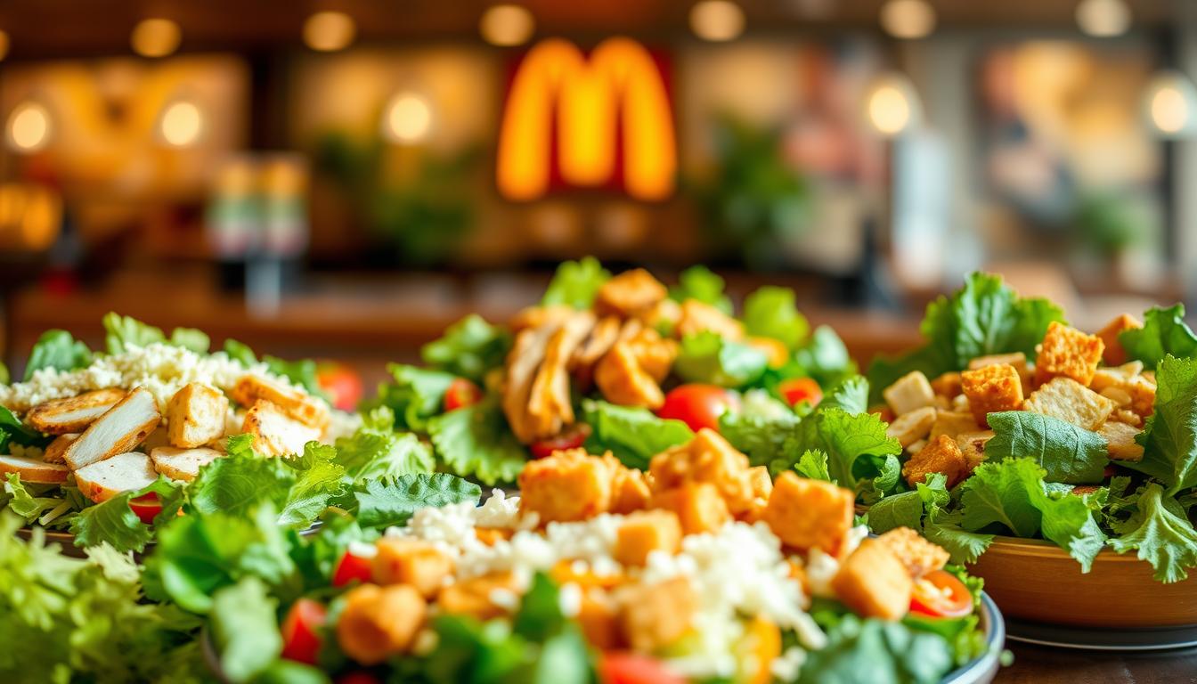mcdonald's salad menu